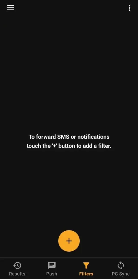 Forward SMS - Filters